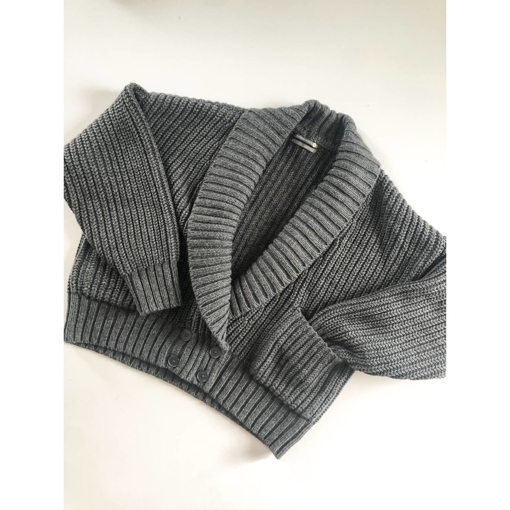 Anthropology chunky knit wool blend cardigan